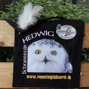 Stoffbeutel mit Schneeeule „Hedwig“